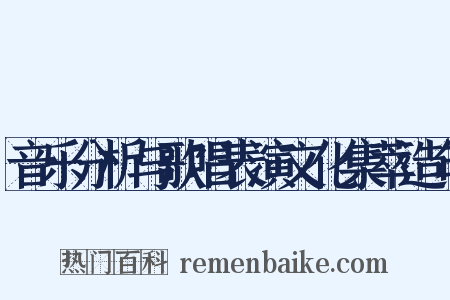 音乐分析与歌唱表演文化集萃造句是什么意思的图片